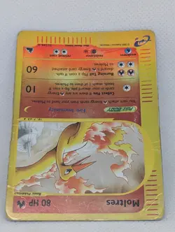Moltres 21/144 Skyridge Reverse Holo Rare Pokemon TCG Nintendo Legendary Trio - Image 4