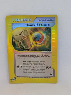 Miracle Sphere Alpha 129/144 Skyridge Reverse Holo Rare Pokemon TCG Nintendo - Image 1