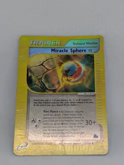 Miracle Sphere Alpha 129/144 Skyridge Reverse Holo Rare Pokemon TCG Nintendo - Image 3