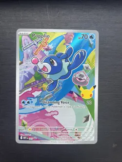 Popplio #045 - Pokemon First Partner Black Star Promo - Pokemon TCG - NM/MT - Image 1