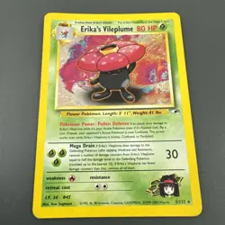 2000 Pokemon Gym Heroes Erika's Vileplume Holo #5/132 - Image 1