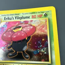2000 Pokemon Gym Heroes Erika's Vileplume Holo #5/132 - Image 3