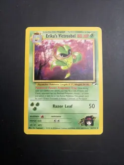 Pokemon TCG Erikas Victreebel 26/132 Gym Heroes LP - Image 1