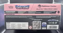 Pokemon Center Chaos Rising Elite Trainer Box ETB Sealed Exclusive *Please Read* - Image 5