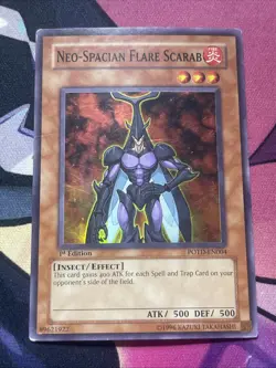 Neo-Spacian Flare Scarab - POTD-EN004 - Super Rare - Unlimited Edition Mp - Image 1