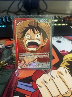 Monkey.D.Luffy L Parallel OP13-001 Japanese ONE PIECE Carrying on His Will - Image 1