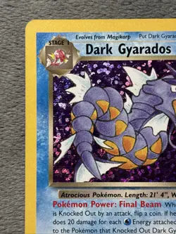 Dark Gyarados 8/82 Pokemon Card Celebrations 25 Anniversary Rare Holo NM - Image 3