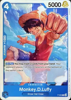 Monkey.D.Luffy (055) (Sealed Battle Kit Vol. 1) P-055 One Piece Cards OP-PR PR - Image 1