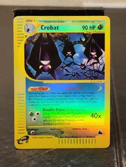 E Reader Reverse Holo Crobat (6) 006/144 Skyridge Pokemon TCG Card Play Game Tra - Image 1