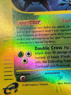 E Reader Reverse Holo Crobat (6) 006/144 Skyridge Pokemon TCG Card Play Game Tra - Image 4
