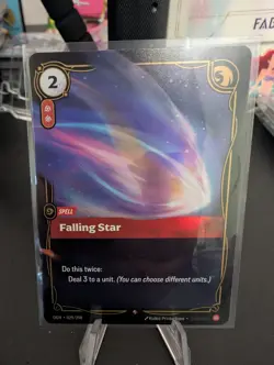 Riftbound Falling Star Card Origins OGN 029/298 League Of Legends English 29/298 - Image 1