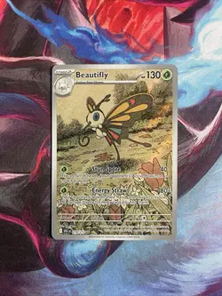 Beautifly Illustration Rare Pokemon Card Ascended Heroes 219/217 - Image 1