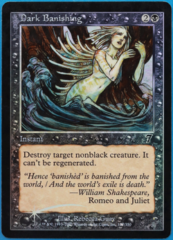 Dark Banishing FOIL 7th Edition PLD Black Common MTG CARD (ID# 497995) ABUGames - Image 1