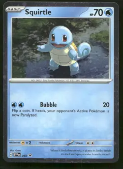 Squirtle - (Cosmos Holo) Promo SV: Scarlet & Violet Promo Cards 048 NM - Image 1