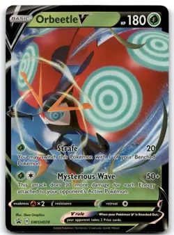 Orbeetle V SWSH078 SWSH: Sword & Shield Promo Cards Lightly played - Image 1