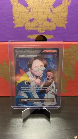 Pokemon Fossil Researcher 110/111 Full Art Ultra Rare Card NM - Image 1