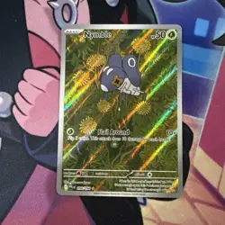 Nymble 096/094 Phantasmal Flames Holo Illustration Rare NM English Pokemon Card - Image 1