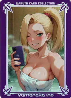 YAMANAKA INO NARUTO CARD COLLECTION Holographic Collectible Card - Image 1