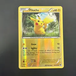 Pokemon Card Pikachu 48/162 Reverse Holo XY Breakthrough Set Near Mint BC24 - Image 1