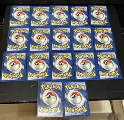 Wotc Lot Of 17 Pokemon Card Collection Rare UK 4th Print 1999-2000 Rare HP/DMG - Image 2