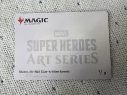 Thanos, the Mad Titan (#1) - Art Card MSH Art MTG - Image 2