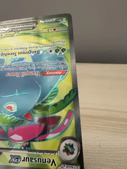 Pokemon Venusaur EX Holo Ultra Rare TCG Card 182/165 Scarlet & Violet 151 DMG - Image 4