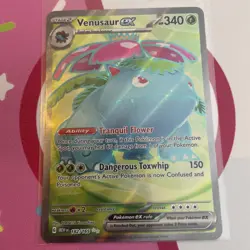 Pokemon TCG Venusaur EX Holo Ultra Rare Card 182/165 Scarlet & Violet 151 Series - Image 1