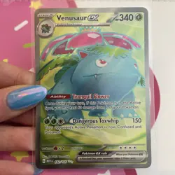 Pokemon TCG Venusaur EX Holo Ultra Rare Card 182/165 Scarlet & Violet 151 Series - Image 2