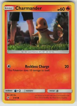 Charmander 4/18 Common Detective Pikachu Pokemon Holo Lightly Played - Image 1