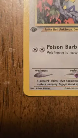 Togepi 51/111 Pokemon Neo Genesis 1st Edition - NM - Image 4