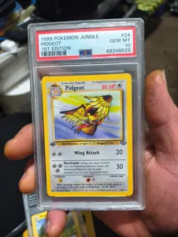 Pokemon Jungle Pidgeot Non-Holo Rare 1st Edition #24 PSA 10 - Image 1
