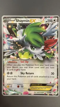 Shaymin EX 77/108 World Championship Decks Pokemon LP - Image 1