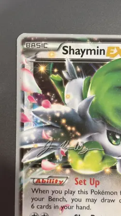 Shaymin EX 77/108 World Championship Decks Pokemon LP - Image 3