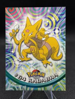 Topps Pokemon Kadabra #64 1999 TV Animation Edition Green Logo 1999 NM - Image 1