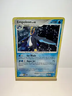 Empoleon 4/130 Holo Rare Diamond & Pearl Pokemon Heavily Played - Image 1