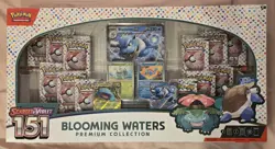 Pokemon TCG Scarlet & Violet 151 Blooming Waters Premium Collection Box Sealed - Image 1