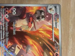 Pokemon Destined Rivals Blaziken IR Illustration Rare 192/182 - Image 2