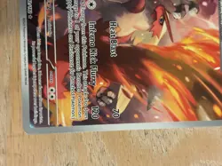 Pokemon Destined Rivals Blaziken IR Illustration Rare 192/182 - Image 4