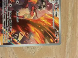 Pokemon Destined Rivals Blaziken IR Illustration Rare 192/182 - Image 5