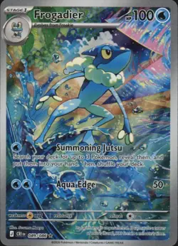 Frogadier 089/086 Holo Illustration Rare Chaos Rising Pokemon Holo Near Mint - Image 1