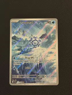 Pokemon TCG Black Bolt 111/086 Cryogonal Illustration Rare - NM - Image 1