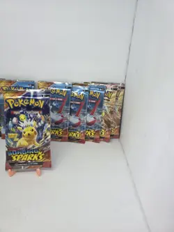 Pokemon Tcg Surging Sparks 10x Booster Pack Lot - Image 4