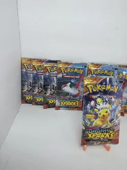 Pokemon Tcg Surging Sparks 10x Booster Pack Lot - Image 5