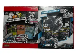 Pokemon Black Bolt and White Flare Binder + Poster Collection Sam's Club Bundles - Image 1