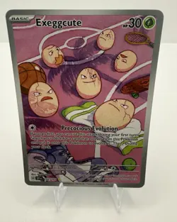 Pokemon TCG Exeggcute 192/191 Illustration Rare Holo Sv08 Surging Sparks EN - Image 1