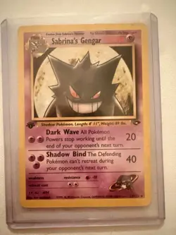 Pokemon TCG Sabrina's Gengar Gym Challenge 29/132 1st Edition Rare - Image 1