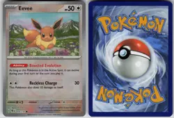 Eevee (Master Ball Pattern) 074/131 Holo Common Holo Prismatic Evolutions - NM/M - Image 3