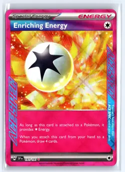 Enriching Energy 191/191 ACE SPEC Rare Surging Sparks Pokemon Holo NM - Image 1