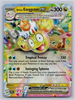 Alolan Exeggutor ex 133/191 Double Rare Surging Sparks Pokemon Near Mint - Image 1