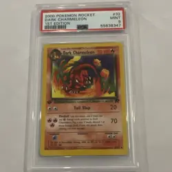 PSA 9 2000 Pokemon Team Rocket Dark Charmeleon 1st Ed #32/82 English - Image 1